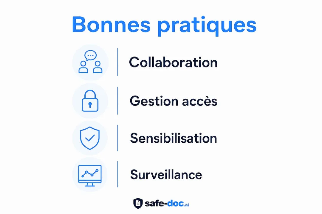 Infographie : les réflexes essentiels pour garantir la sécurité des processus RH