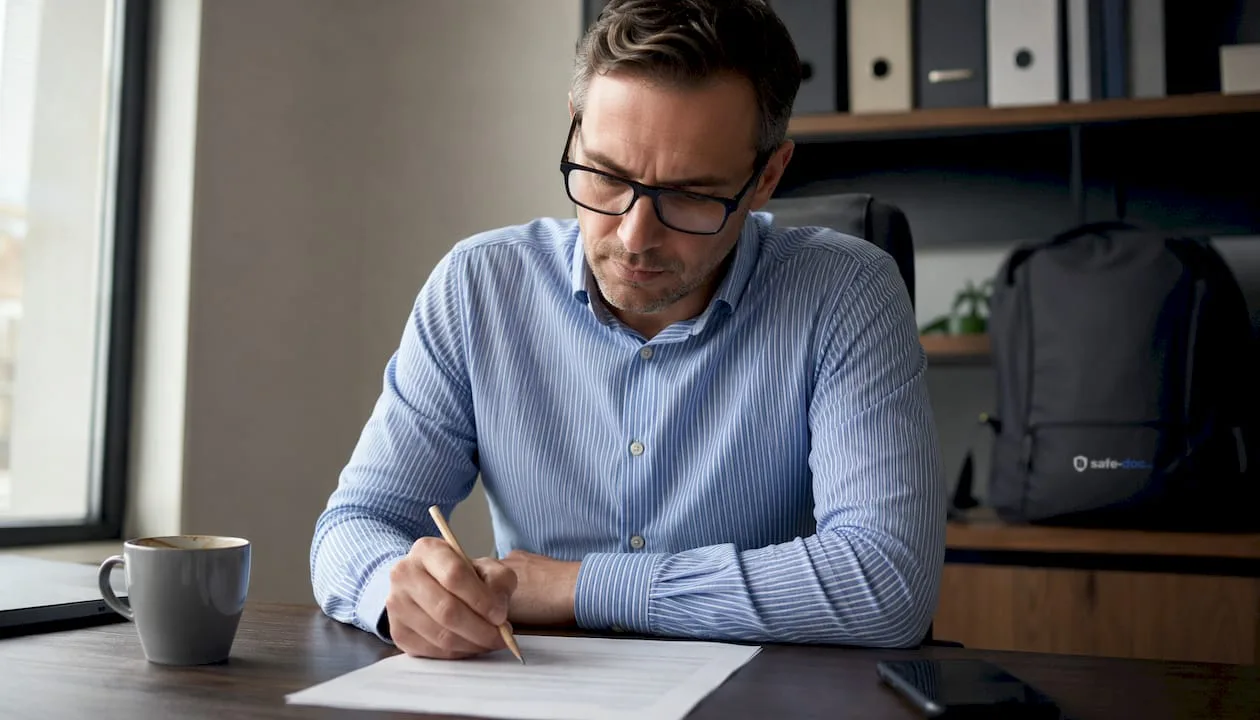 Compliance specialist implementing data pseudonymization