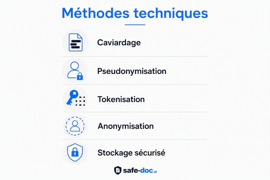 Diagram of the main steps to secure salary data