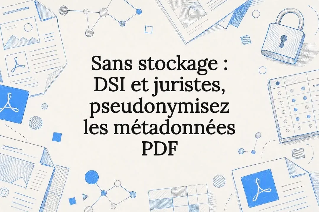 Title card illustrating PDF pseudonymization