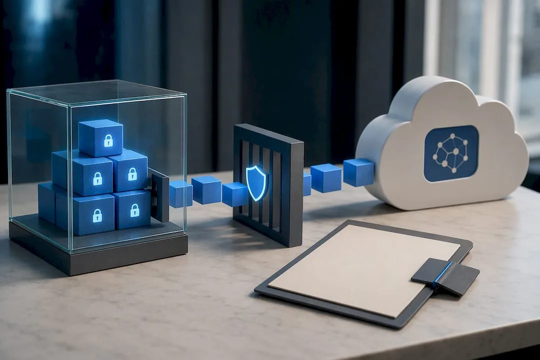 Secure gateway to an AI cloud provider